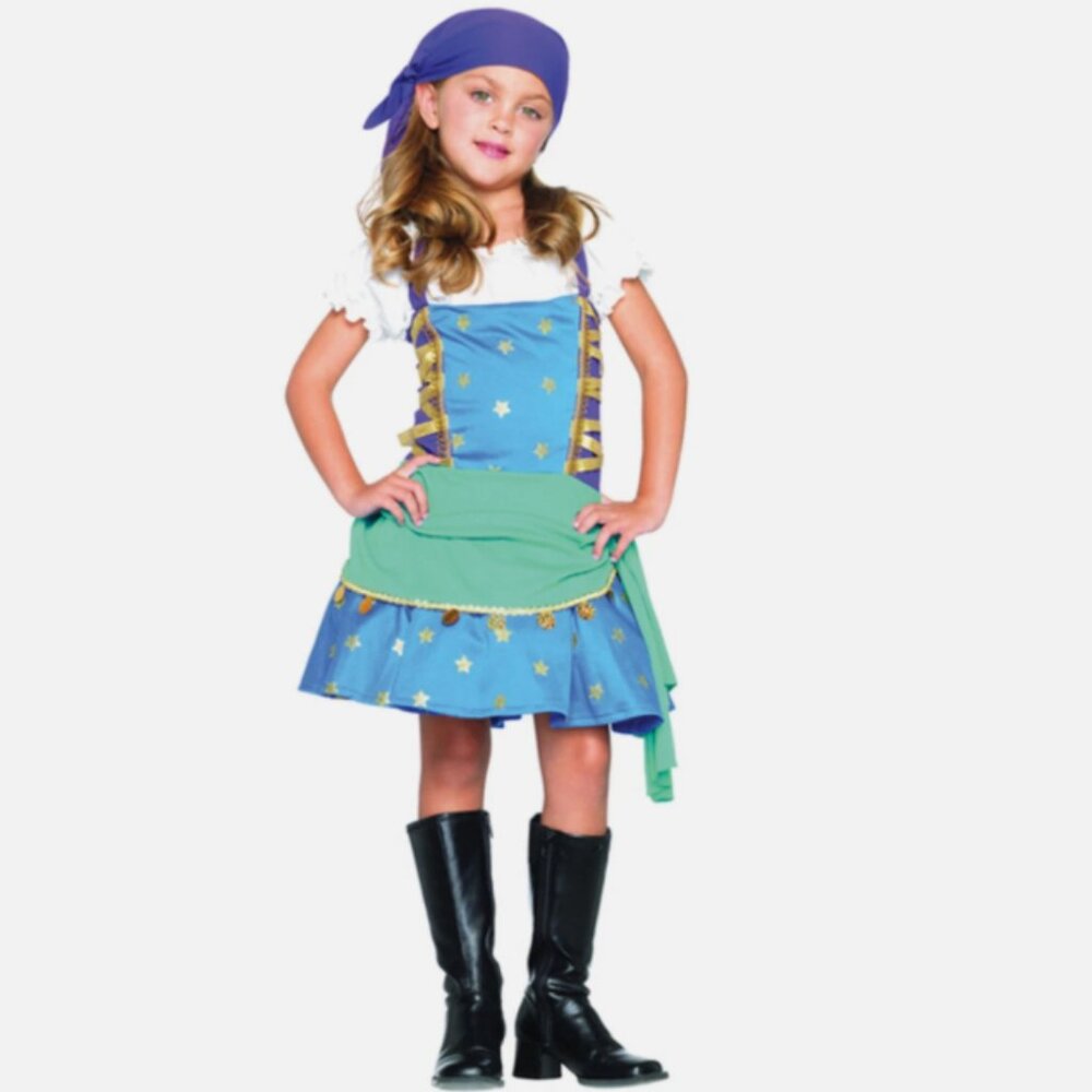 NEW Enchanted Costume By Leg Avenue Girls M Gypsy Princess Halloween Costume